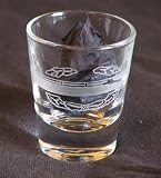 CIB Combat Infantry Badge Army 1 oz. Etched Shot Glass