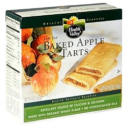 Health Valley Low-Fat Tart, Baked Apple, 6-Count 8.5-Ounce Boxes (Pack of 6)