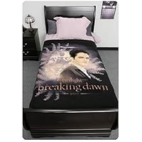 Twilight Breaking Dawn Blanket - Edward with Crest and Ferns