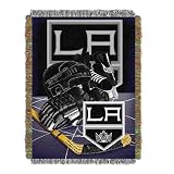 BSS - Los Angeles Kings NHL Woven Tapestry Throw Blanket (Home Ice Advantage) (48x60")"