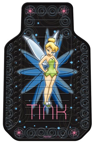 Tinker Bell Pixie Power Universal-Fit Molded Front Floor Mats, Set of 2
