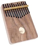 Zither Heaven 12 Note Black Walnut Thumb Piano (Kalimba)