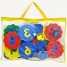 MOSAIC/Numbers-Flowers Soft Mega Puzzle [The Numbers-Flowers puzzle is made from multi-colored pieces which viewed in combination become a picture of charming little flowers. It is made from modern, light, elastic, long-lasting materials which provide durability and are absolutely safe for children. Thanks to the special structure of the material and its ability to withstand wet surfaces, the mosaic is the ideal toy for the bath and makes the process of bathing pleasant and amusing for the child. The advantage of this mosaic over other toys is its ability to develop the child's fine motor skills, logical thinking, and concentration]