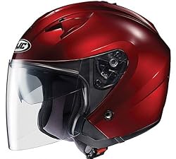 HJC IS-33 Open Face Helmet - Metallic Wine - Large