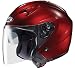 HJC IS-33 Open Face Helmet - Metallic Wine - Large