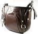 Fossil WM Bags Lederhandtasche JULIANNE TOP ZIP BROWN ZB1075C200