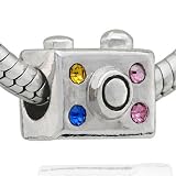 Camera October Birthstone European Beads - Pandora Bead & Bracelet Compatible