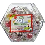 YummyEarth Organic Lollipops, Assorted Flavors, 30-Ounce Container