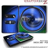 DJ Hero Skin Alecias Swirl 01 Blue fit XBOX 360 and PS3 (DJ HERO NOT INCLUDED)