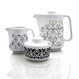 MangoTree Ribbon Coffee Set Black Coffee Pt/Cream/Sugar