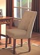Desk Chair in Taupe Microfiber