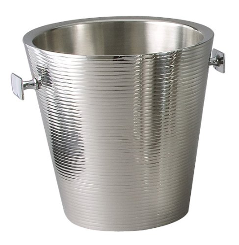 Elegance lines 9-inch stainless steel doublewall champagne bucket