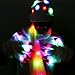 Lighting Gloves, LED Color Changing Bear's Paw Gloves Wardrobe Accessory for Party, Halloween ,Christmas, White, 1 Pair