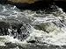 Waves Washing over Rocks at the Bank of a River, Groton, Connecticut Photographic Pos...