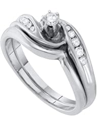 0.25CTW ROUND DIAMOND BRIDAL SET