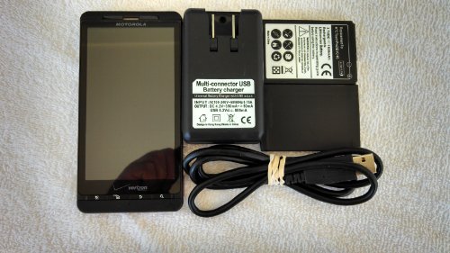 Motorola Droid X Verizon Phone 8MP Camera, GPS, WiFi, Bluetooth (Black) B MB810
