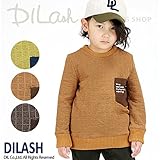 (ディラッシュ) DILASHニットキルトトレーナー/冬 トレーナー 130 ブラウン
