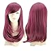 Simpleyourstyle Medium Long Pear Head 9 Colors Pop Style Wigs for Women U pick