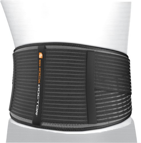 Shock Doctor Deluxe Back Support, BK, L/X