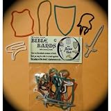 Bible Memory Bands "Armor of God" Rubber Bandz Band Wristband (12)