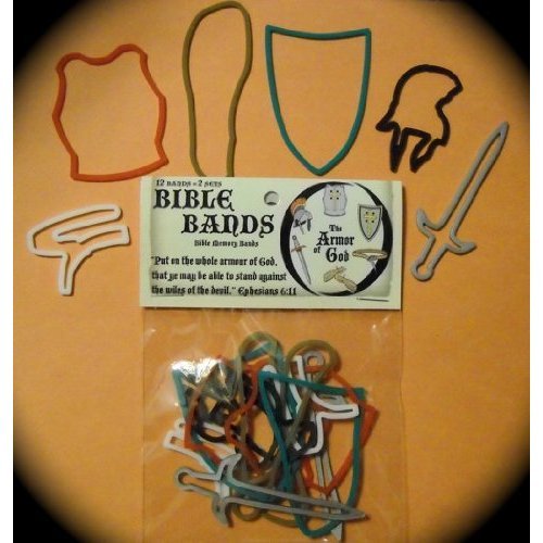 bible memory bands armor of god rubber bandz band wristband 12 cheap price
