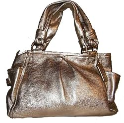 Coach Nickel Parker Riley Satchel Rose Gold 13461