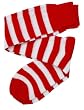 Red and White Socks
