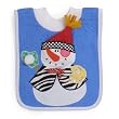 Baby's First Christmas Snowman Bib