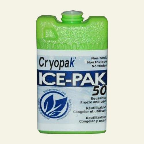 CryopakHard Shell Reusable Ice Pack, 3 x 5", Lime