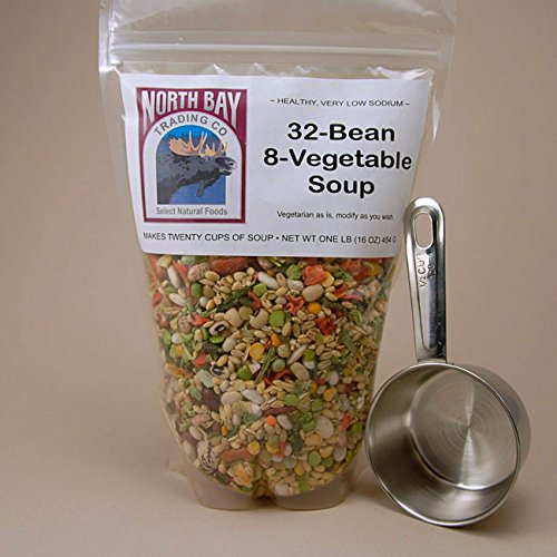 32 Bean &amp; 8 Vegetable Soup - 1 lb (Pack of 4)