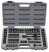 Stanley 92-824 Black Chrome and Laser Etched Socket Set, 69-Piece