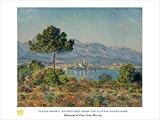 Posters: Claude Monet Poster Art Print - Antibes Seen From The Plateau Notre-dame (32 x 24 inches)