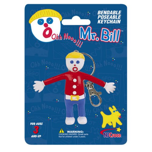 Mr. Bill Bendable Keychain