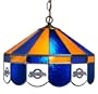 Imperial Milwaukee Brewers Licensed 16-Inch Diameter Stained Glass Pub Light