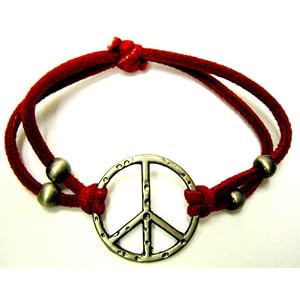 Peace Sign Bracelet~ Peace Bracelet~ Stretchy Bracelet~ Peace Sign Is 1