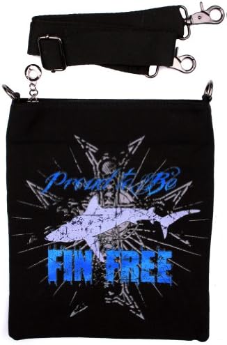 Calico Dragon Shark Anti-Finning Animal Rights Vegan Cross-Body Satchel Handbag