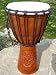 24 X 11X12 African Style Djembe Hand Drum with 5 Point Celtic Star