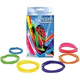Alliance Brites Rubber Band, Pic Pac Dispenser Box - Six Different Sizes in Vivid Colors, 1.5 oz Box (7706)