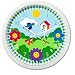 Olive Kids - Happy Flowers Clock (White)