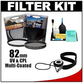 Vivitar Series 1 82mm Multi-Coated UV & Circular Polarizer Glass Filter with + Filter Case +... by 