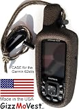 Garmin GpsMap 62s 62st Case/Holster for the Garmin 62. A HEAVY-DUTY Case in 'Hunter's Coffee'. High-tech Composite Molded Protection includes unbreakable Metal Belt Clip, Lanyard & Lanyard Clip. MADE IN THE USA by GizzMoVest, LLC. IMPORTANT: Please search 'GizzMoVest' for all versions.
