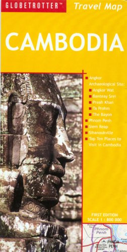 City Travel Guides Discounted  Books : Cambodia Travel Map