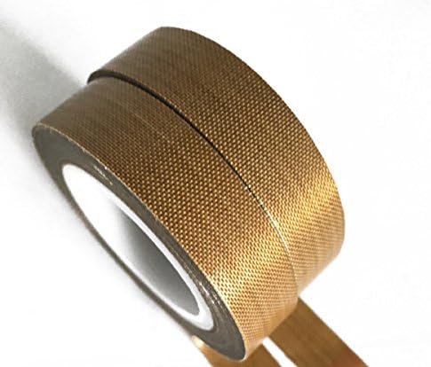 EverEasy PTFE High Temp Tape with Silicone Adhesive 1/2"*11 yards,2 rolls
