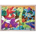 Melissa & Doug Prehistoric Sunset Dinosaurs Jigsaw Puzzle (24 Pieces)