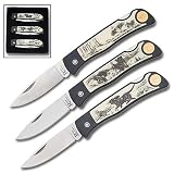 Timber Wolf Open Range Bowie Knife w/ Leather Sheath