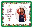 Holiday Hugs for My Awesome Uncle - Photo Magnet Frame