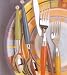 Casbah Plastic Handle 40 Piece Set