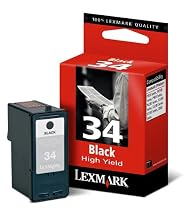 Lexmark 18C0034 black ink cartridge 34