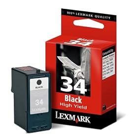 Lexmark 18C0034 black ink cartridge 34