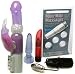 Deluxe Rabbit Pearl Vibrator Purple Adult Anal Sex Toy Kit